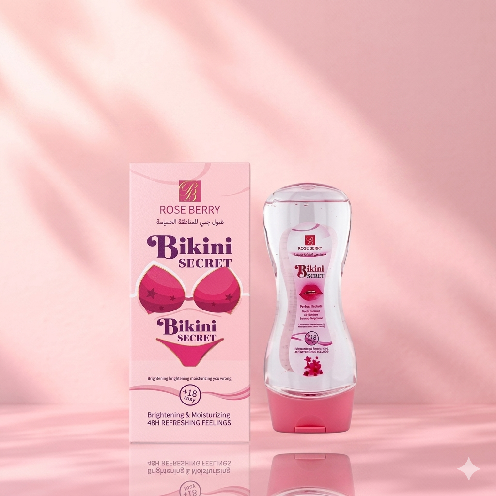 غسول المنطقة الحميمة Rose Berry Bikini Secret | تفتيح وترطيب وتعطير