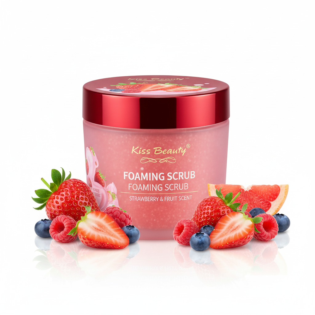سكراب Kiss Beauty - صورة AI احترافية