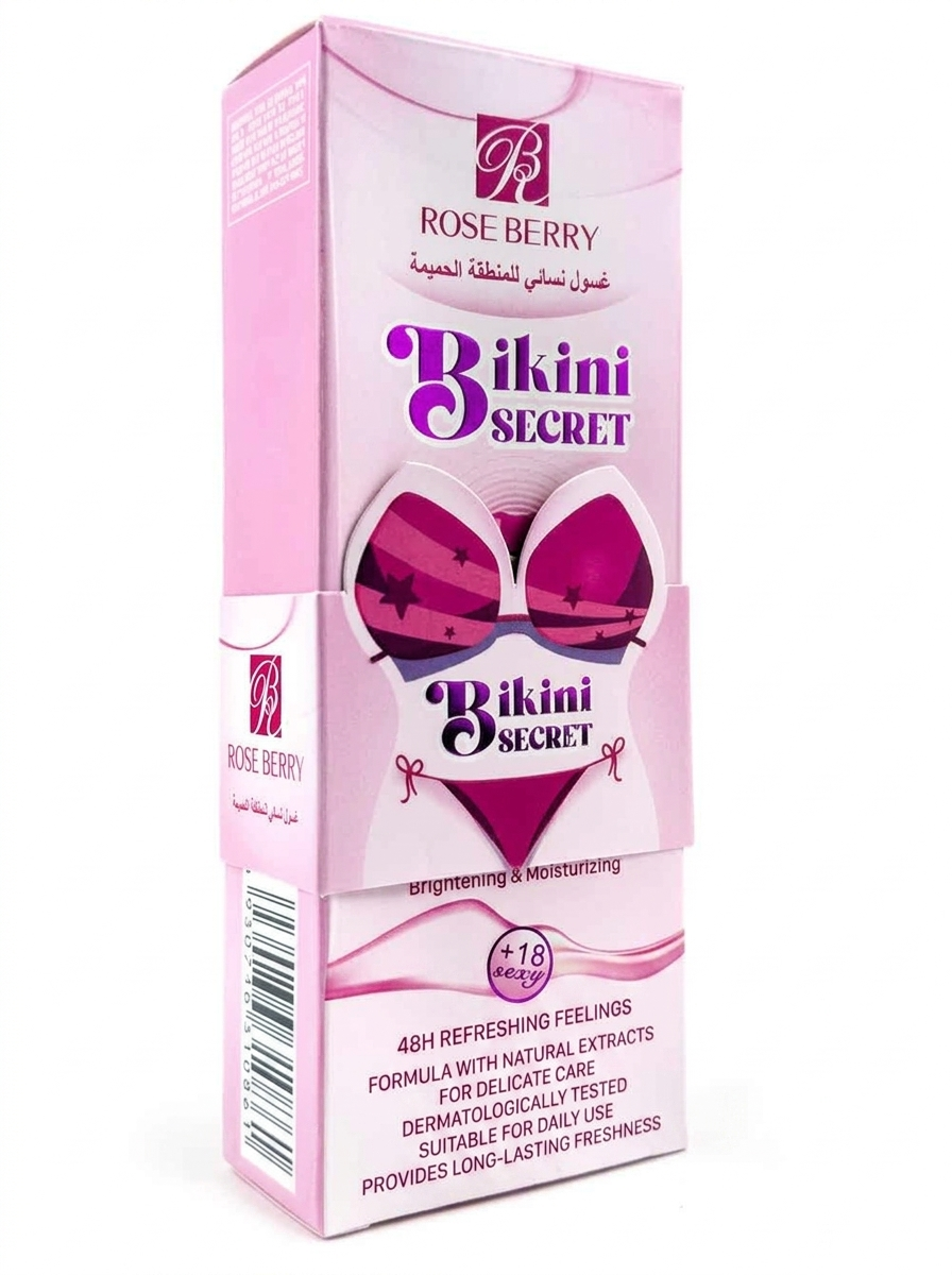 غسول المنطقة الحميمة Rose Berry Bikini Secret | تفتيح وترطيب وتعطير